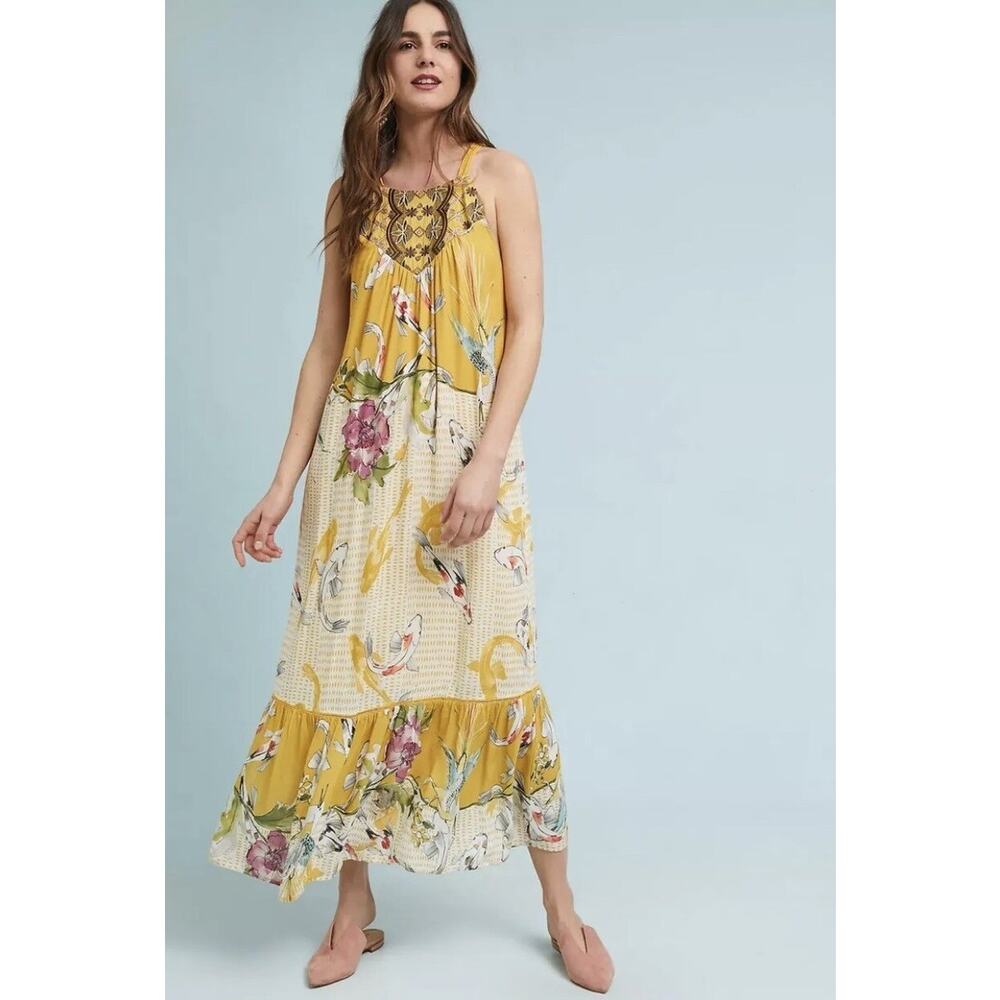 One September Anthropologie Paradiso Koi Dress